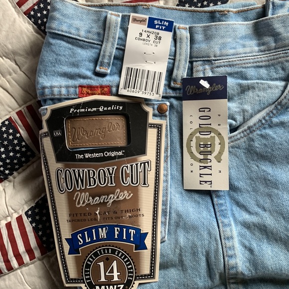 Womens wrangler boot cut  jeans   9 slim x 38   Premium Gold buckle collection - Picture 2 of 6